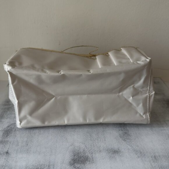 Simplify Handbag Organizer Insert for Med/Large Bags Nylon Grey /Gold trim - Picture 8 of 11